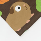 Meerschweinchen und ihre Leckereien Fleecedecke (Ecke)