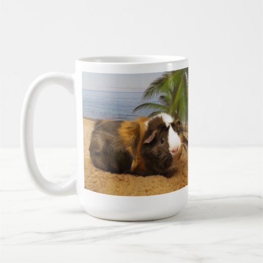 Meerschweinchen unter der Palme Kaffeetasse (Links)