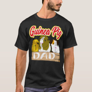 Meerschweinchen-Vater Haustierliebhaber-Geschenk T-Shirt