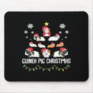 Meerschweinchen-Weihnachtsbaum | Lustiger Meerschw Mousepad