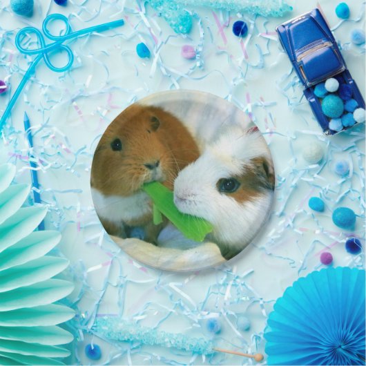 Meerschweinchen Weihnachtsplatte Pappteller (Party)