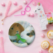 Meerschweinchen Weihnachtsplatte Pappteller (Party)