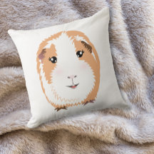 Meerschweinchen-Wurfkissen