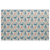 Meertiere| Nautisches Kinderzimmer Stoff (Fat Quarter (45,7 x 55,9 cm))