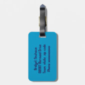 Meeruhu Gepäckanhänger (Rückseite vertikal)