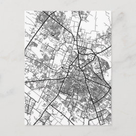 Meerut Uttar Pradesh City Map Postkarte