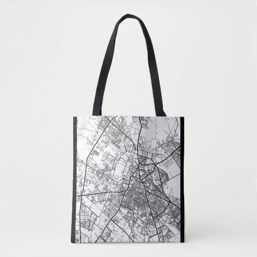 Meerut Uttar Pradesh City Map Tasche (Vorderseite)