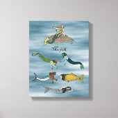 Meervolk Leinwanddruck (Vorderseite)