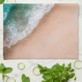 Meerwasser am Meer Sand tropischen Sommer Geschirrtuch (Gefaltet)