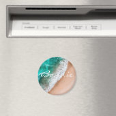 Meerwasser am Meer Sand tropischen Sommer Magnet (In Situ (Geschirrspüler))