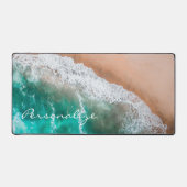 Meerwasser am Meer Sand tropischen Sommer Schreibtischunterlage (Vorderseite)