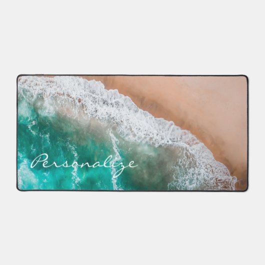 Meerwasser am Meer Sand tropischen Sommer Schreibtischunterlage (Vorderseite)