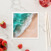 Meerwasser am Meer Sand tropischen Sommer Serviette (Beispiel)