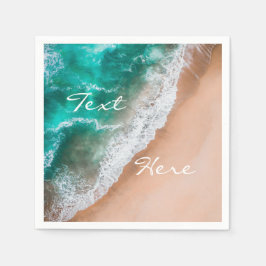 Meerwasser am Meer Sand tropischen Sommer Serviette