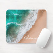 Meerwasser am Meer, tropischer Sommer Mousepad (Mit Mouse)