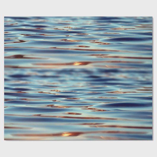 Meerwasser Geschenkpapier (Flach)
