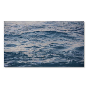 Meerwasser Nahaufnahme Magnetische Visitenkarte