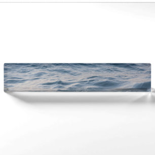 Meerwasser Nahaufnahme Namensplakette