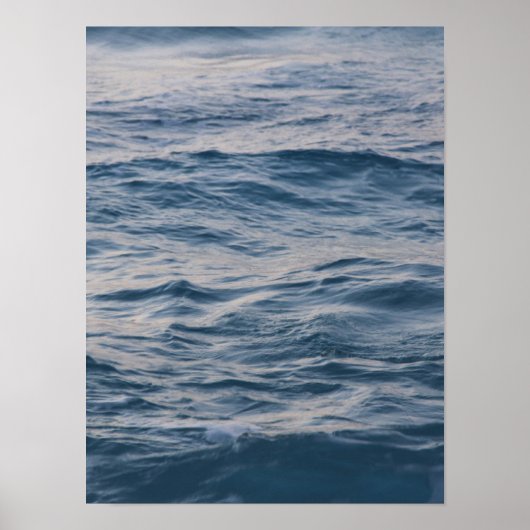 Meerwasser Nahaufnahme Poster (Vorne)