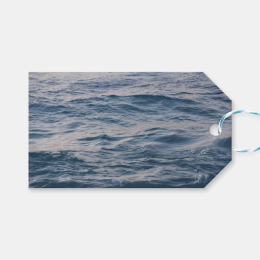 Meerwasser-Nahposter Geschenkanhänger (Vorderseite (Horizontal))