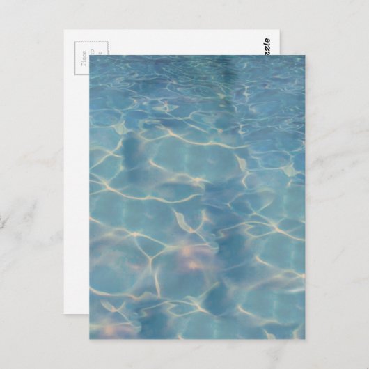 Meerwasser Postkarte (Vorne/Hinten)