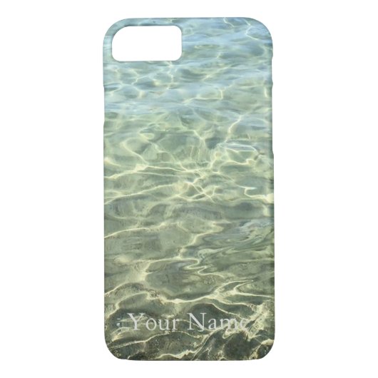 Meerwasser-Strand personalisiert Case-Mate iPhone Hülle (Rückseite)