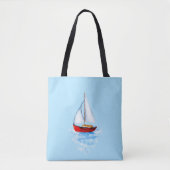 Meerwasser von Sailboat Tasche (Vorderseite)