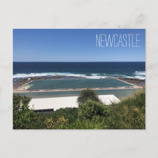 Meerwasserbäder Postkarte (Vorderseite)