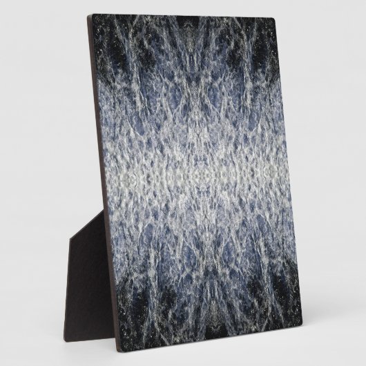 Meerwassermuster Fotoplatte (Seite)