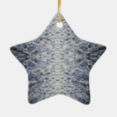 Meerwassermuster Keramik Ornament (Hinten)