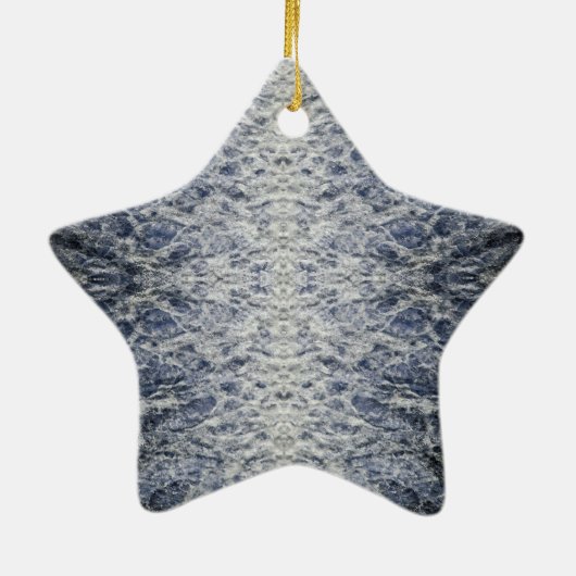 Meerwassermuster Keramik Ornament (Hinten)