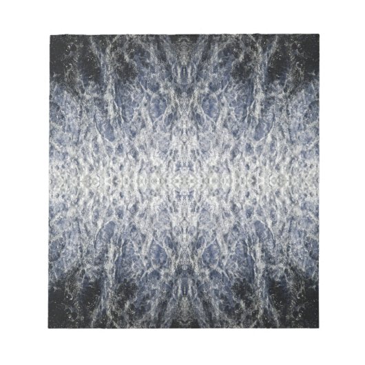 Meerwassermuster Notizblock (Vorderseite)