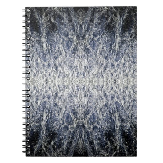 Meerwassermuster Notizblock (Vorderseite)