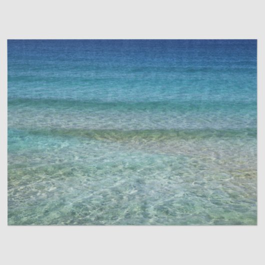 Meerwasserpapier Seidenpapier (Vorderseite)