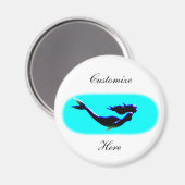 Meerwasserschwimmen Magnet (Vorderseite/Rückseite)