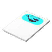 Meerwasserschwimmen Notizblock (Rotiert)