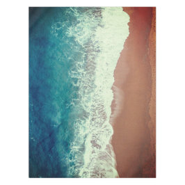 Meerwasserstrand und Sommerküste Tischdecke