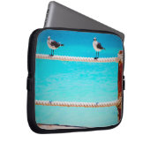 Meerwasservögel türkis Foto Küstenmeere Laptopschutzhülle (Vorne Rechts)