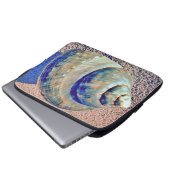 MeerWelk Seashell Laptopschutzhülle (Vorne Knopf)