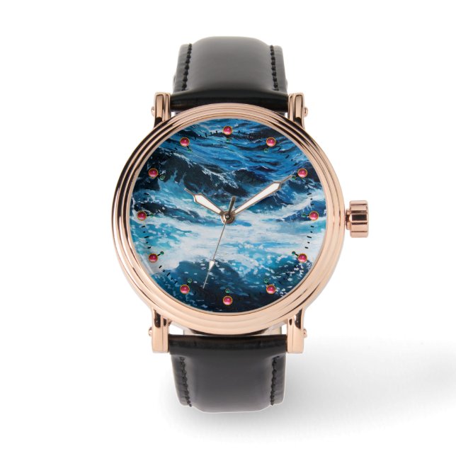 MEERWELLEN ARMBANDUHR (Vorderseite)