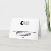 Meery Kalahari Weihnachten - Seaons Grüße (Rückseite)