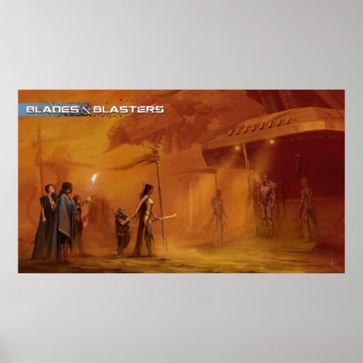 "Meet and Greet" 36 x 20 Poster (Vorne)