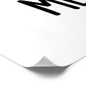 Meet Balls Funny Social Meatball Pun Poster (Ecke)