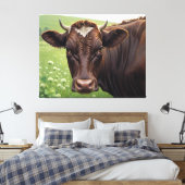 Meet Cow Leinwanddruck (Insitu (Schlafzimmer))