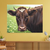 Meet Cow Leinwanddruck (Insitu (Wohnzimmer))