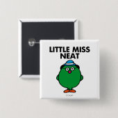 Meet Little Miss Neat Button (Vorne & Hinten)
