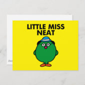 Meet Little Miss Neat Postkarte (Vorne/Hinten)