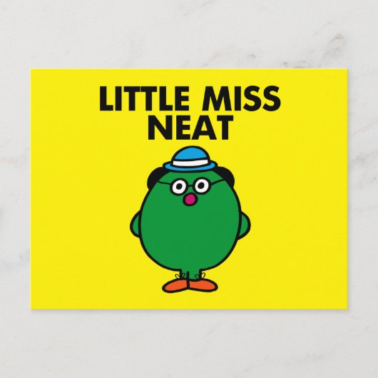 Meet Little Miss Neat Postkarte (Vorderseite)