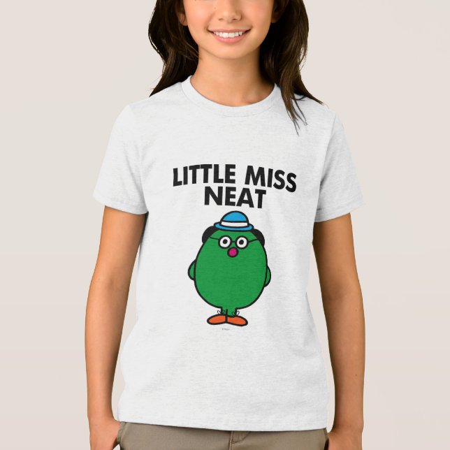 Meet Little Miss Neat Tri-Blend Shirt (Vorderseite)