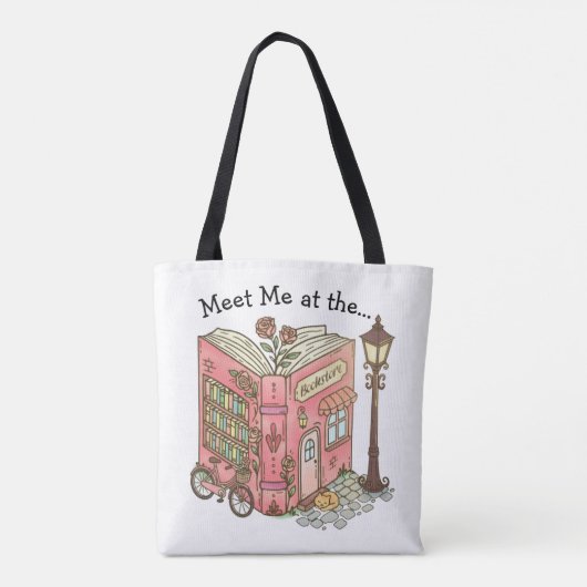 Meet Me At The Bookstore Tasche (Rückseite)